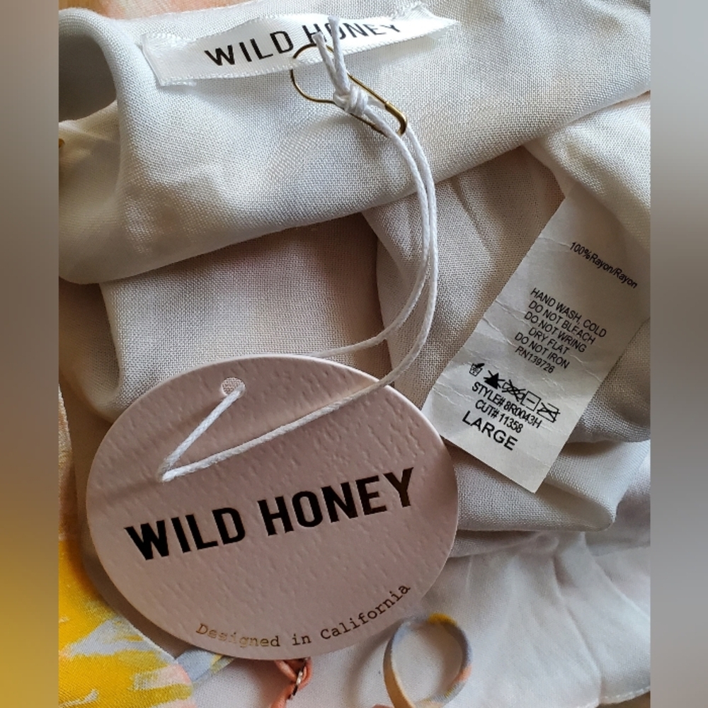 Wild Honey Tie Dye Romper Onsie - Picture 2 of 4